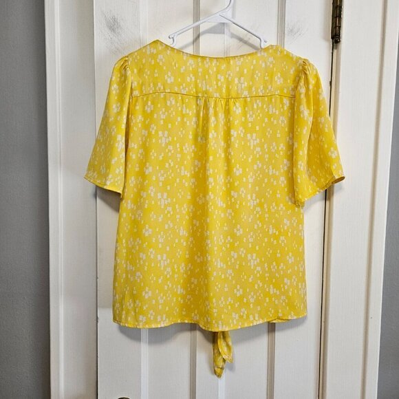 NWT Stitch Fix Lush Eve Tie Front Blouse - Picture 5 of 6